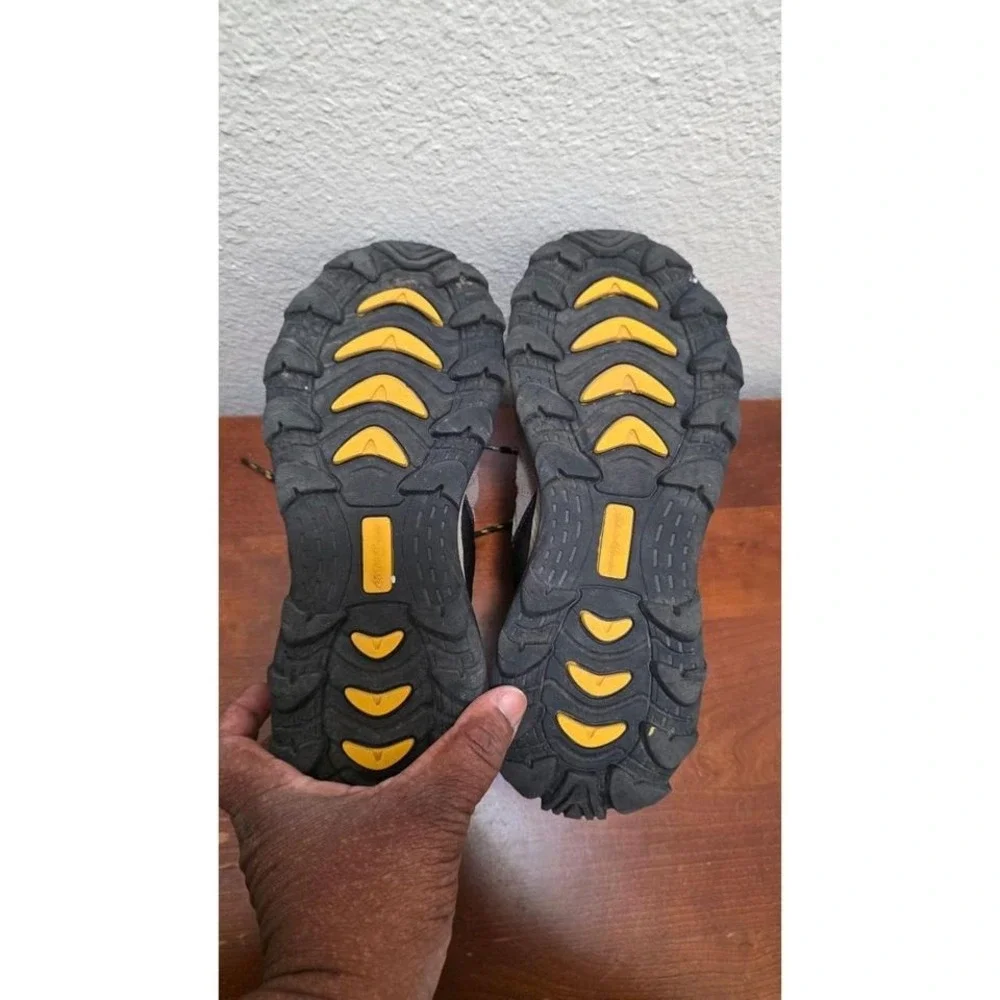 Eddie Bauer Waterproof Hiking Boots Men's Size 7 Grey Black Outdoor Trekking‎